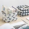 Cotton Linen Foldable Storage Basket With Waterresistant Fabric For Home Office And Closet Organization
