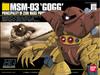 HGUC Mobile Suit Gundam MSM-03 Gogg 1/144 Scale Color-Coded Model Kit
