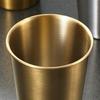 Gold 304 Stainless Steel Beer Mug - Single Layer, Stackable Outdoor Cup for Cold Drinks