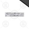 RAPL8 Bright Silver For Skoda Kodiaq Karoq Kamiq Superb Octavia Rapid 4X4 Fabia Yeti Metal Badge 3D Stickers Car Trunk Body Decal