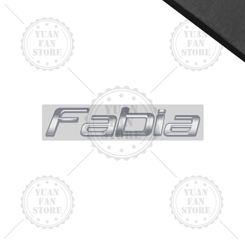 RAPL8 Bright Silver For Skoda Kodiaq Karoq Kamiq Superb Octavia Rapid 4X4 Fabia Yeti Metal Badge 3D Stickers Car Trunk Body Decal