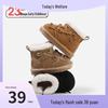 Baby Girl Velvet Princess Shoes: Warm Cotton Snow Boots 2025 for Winter Toddlers