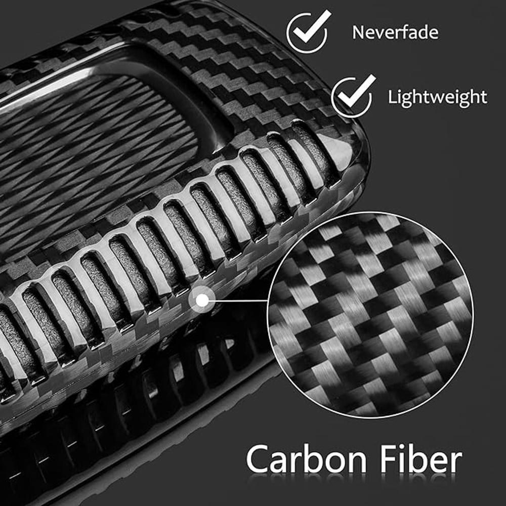 Key Cover for Toyota Venza Carbon Fiber Key Case for TOYOTA RAV4 Prime Land Cruiser Fortuner Mirai Collora Cross 2024 Car Key