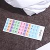 1Pc English Keyboard Sticker Makaron Color Key Sticker Desktop Computer Sticker
