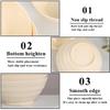 Evanda Bowls, Set of 8, Cheese White, Approx. 750ml Capacity, Unbreakable Dishes and Bowls, PP Plastic, Polypropylene, Perfect for Cereal, Salad,