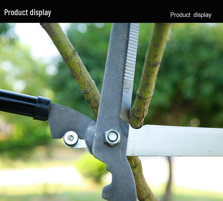 Telescopic Hedge & Lawn Shears - Garden Pruning and Weeding Tools with Big Scissors for Landscaping and Branch Trimming.