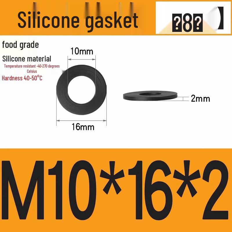 Silicone High-Temp Waterproof Gasket & Shock Absorbing Seal Pad
