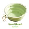 Portable TPE Folding Pet Bowl - Travel-Friendly Collapsible Water Dish for Dogs