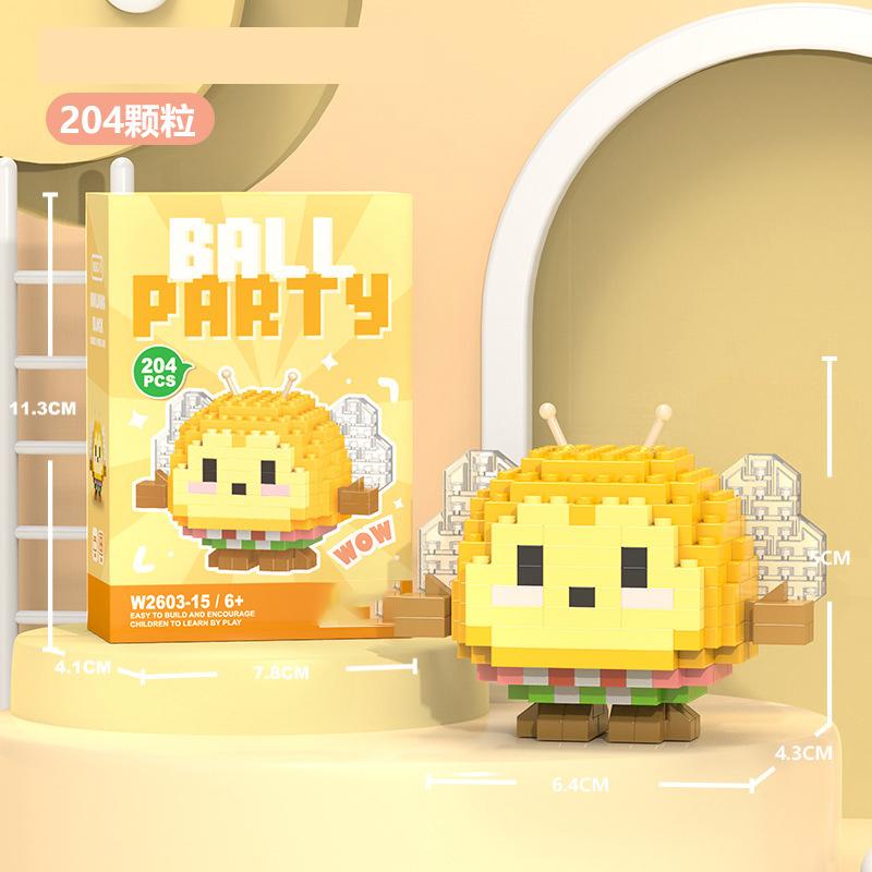 Penguin Constructor Micro Bricks Toys for Children 7 to 10 Year Cat Dog Construction Set for Girl Adults Reindeer Building Block