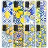Mediterranean Lemon Phone Case For Samsung Galaxy A12 A52S A42 A32 A22 A51 A50 Note 20 Ultra 10 S10 Plus A71 A70 A31 A30 A10S Ga
