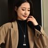 Stunning Pearl Multilayer Tassel Necklace In Rose Gold And Platinum Colors Women For