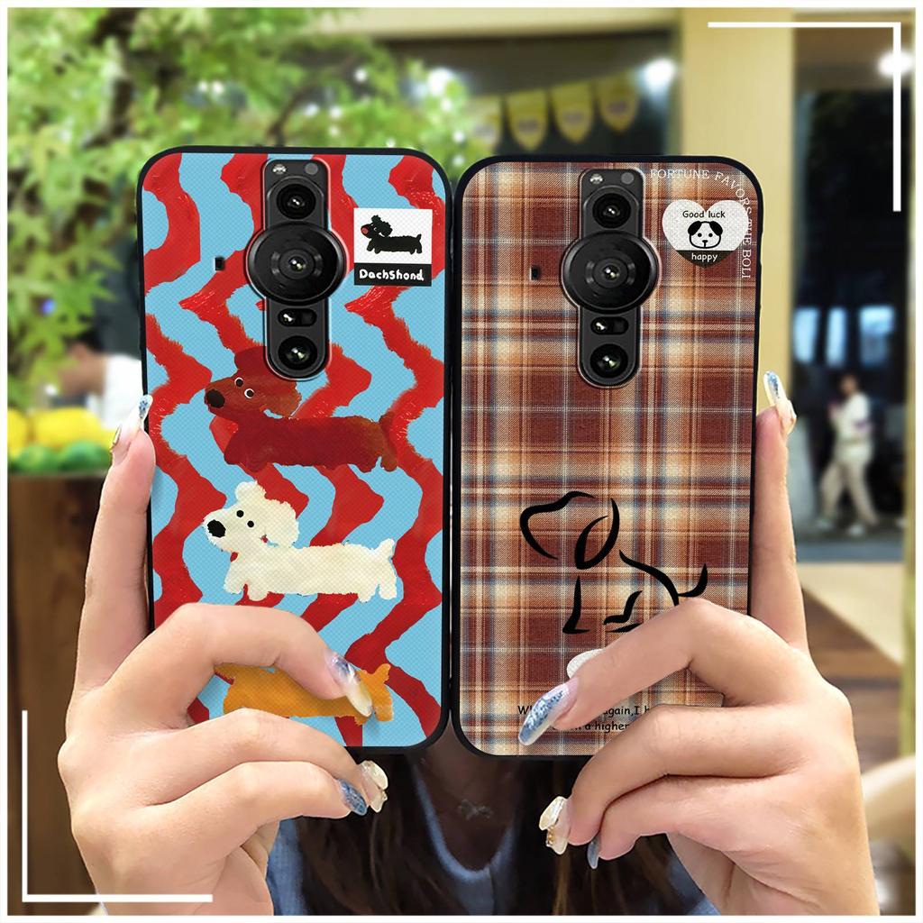 Graffiti Anti-dust Phone Case For Sony Xperia Pro-I Animals Durable Full wrap Dirt-resistant Waterproof Cartoon Cute TPU