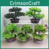 Artificial Pine Tree Indoor Decor Plastic Bonsai Home Office Gift