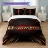 Kenworth Print 3-teiliges Bettwäsche-Set Bettbezug mit zwei Kissenbezügen Weiche Bettwäsche für Haushalt Schlafzimmer