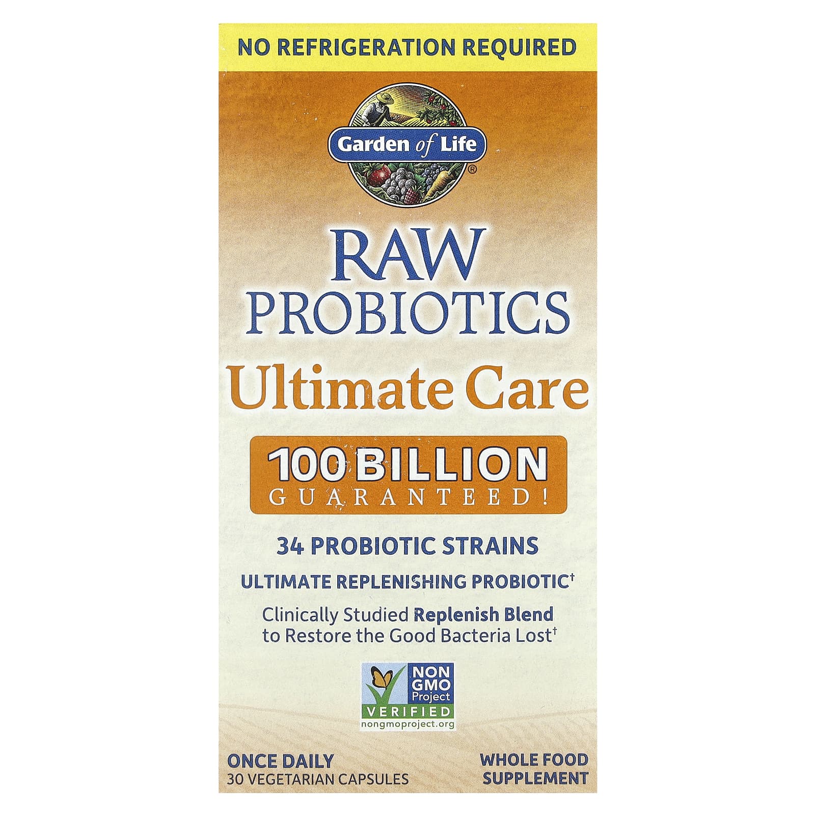 

Raw Probiotics Ultimate Care, Veggie Capsules 30
