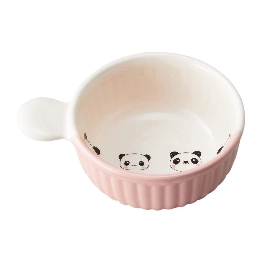 Banko Ware Handled Soup Panda Shan 11cm Microwave and Dishwasher Made in Product Number 17471 Children's Tableware, Ceramic, Oven-Safe, Cup/Bowl,