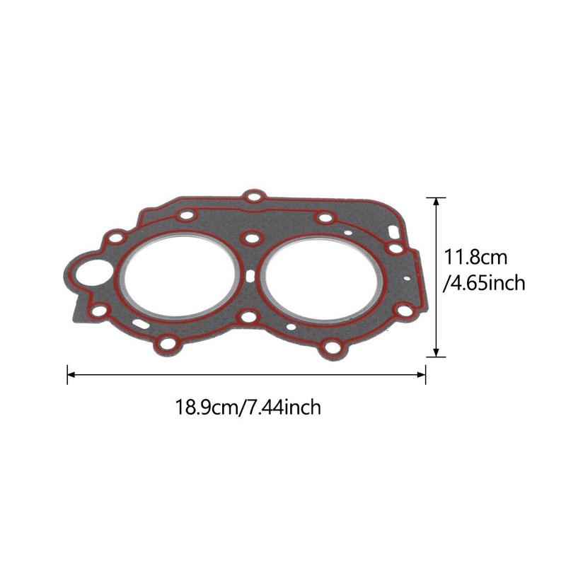 Outboard Engine Cylinder Gasket Durable Aluminum Upper Casing Seal for Yamaha 9.9HP 15HP Boat Motor Repair