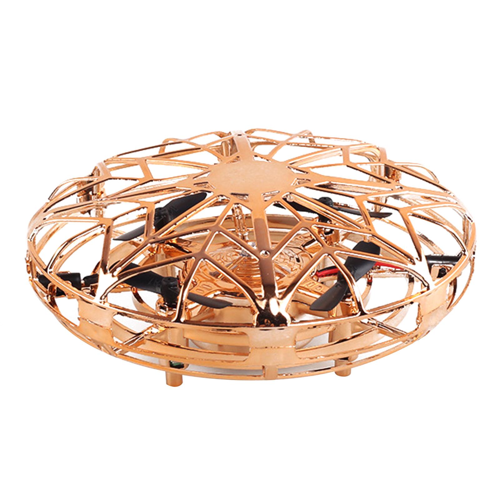 

Индукционный самолет автоматический высокий датчик жестов холодный свет с дистанционным управлением для детей (Золото)