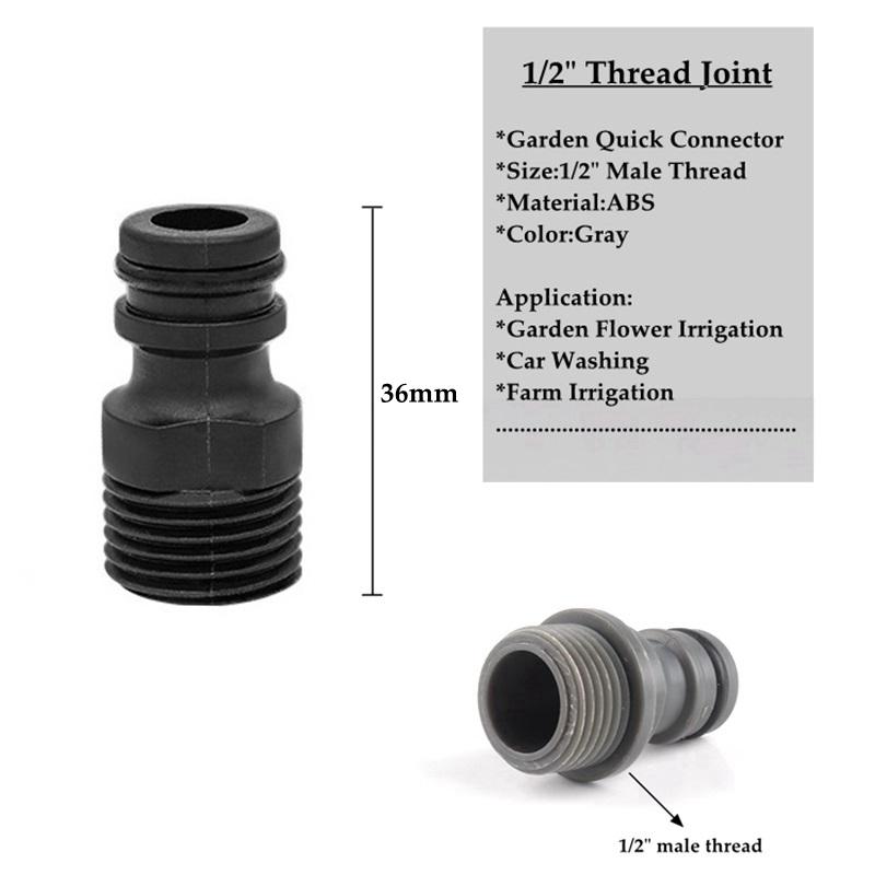 

G1/2 ~1 шланговый соединитель садовый ирригационный водопроводный фитинг оранжевый новый материал ремонтный адаптер поливочный шланговый соединитель For Garden Hose