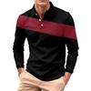 Men's Long-sleeved Collared Button-down Pocket Casual Top