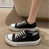 Fashion Women's Canvas Shoes 2024Solid color Fashion Casual Shoes Student Sneakers Outdoor Skateboard Shoe Platform Flats Tenis De Mujer
