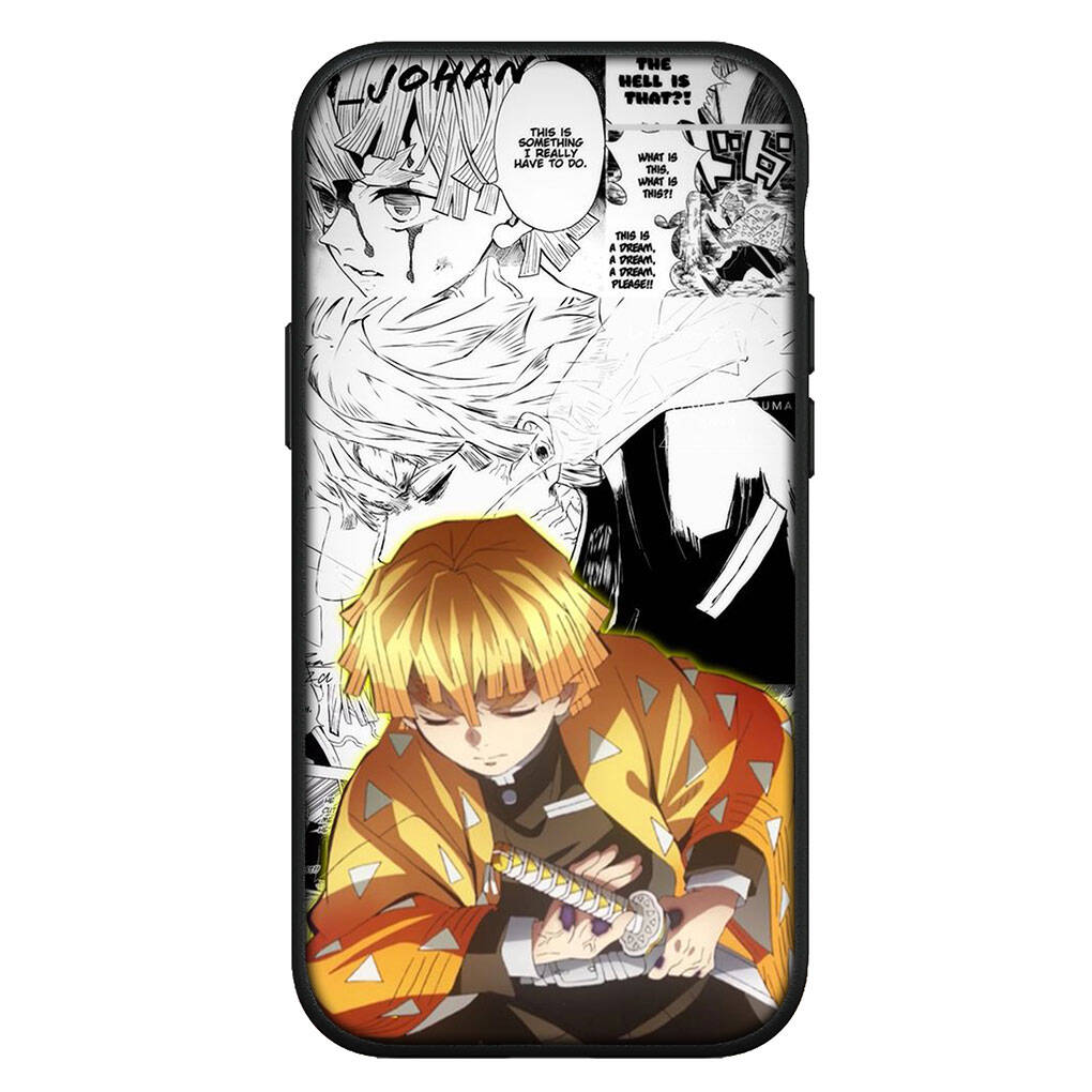 For Motorola Moto Edge 70 60 50 G54 G86 Samsung Galaxy S25 iPhone 17 16 15 Redmi Note 14 Pro Max Phone Case Nezuko Demon Slayer Agatsuma Zenitsu Cover