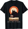 Es Gibt Kaffee Katzen Bücher Das Leben Ist Besser T-Shirt