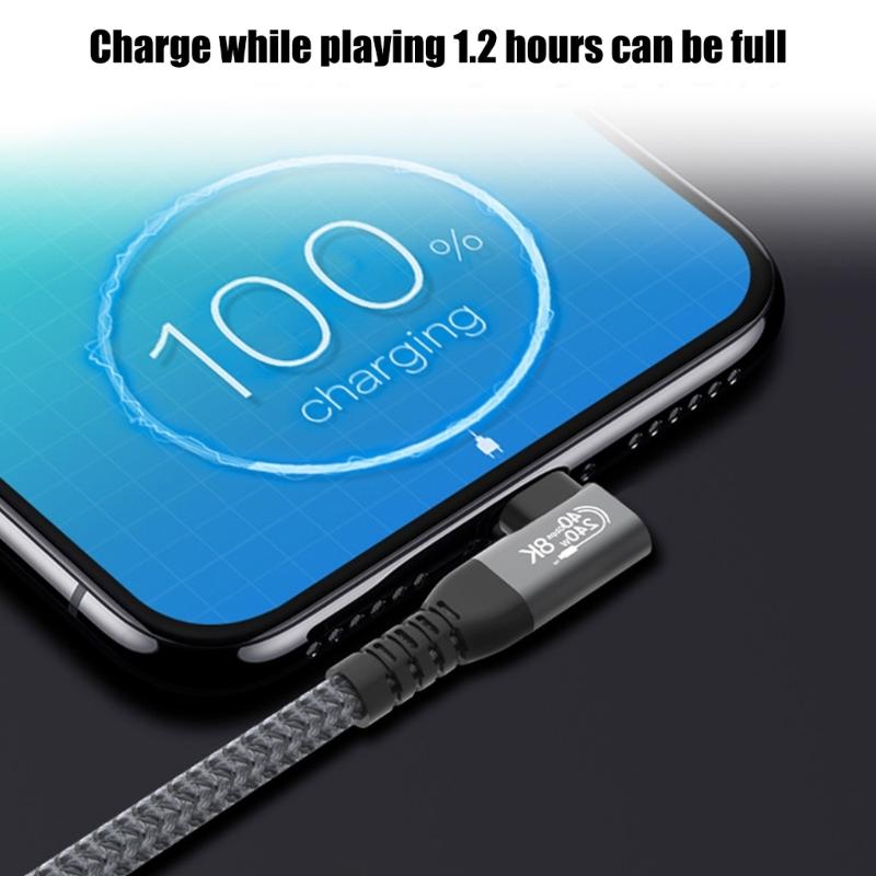 Speed USB 4 Cable for Thunderbolt3/4 Device,240W Power Delivery,40Gbps,8K Display Connectivities USB C To USB C Cord