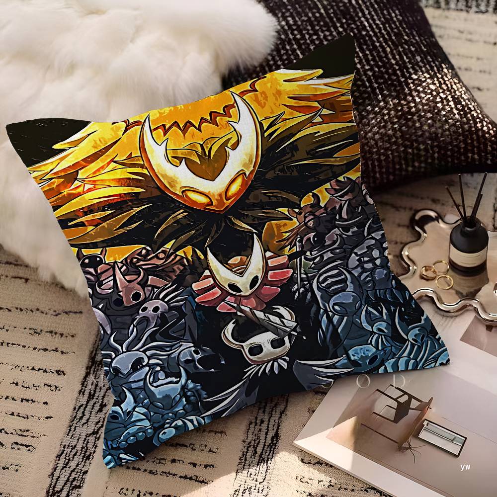 Game Hollow Knight Cushion Cover Pillow Cover Decor Pillowcase Printed Cushion Case For Couch