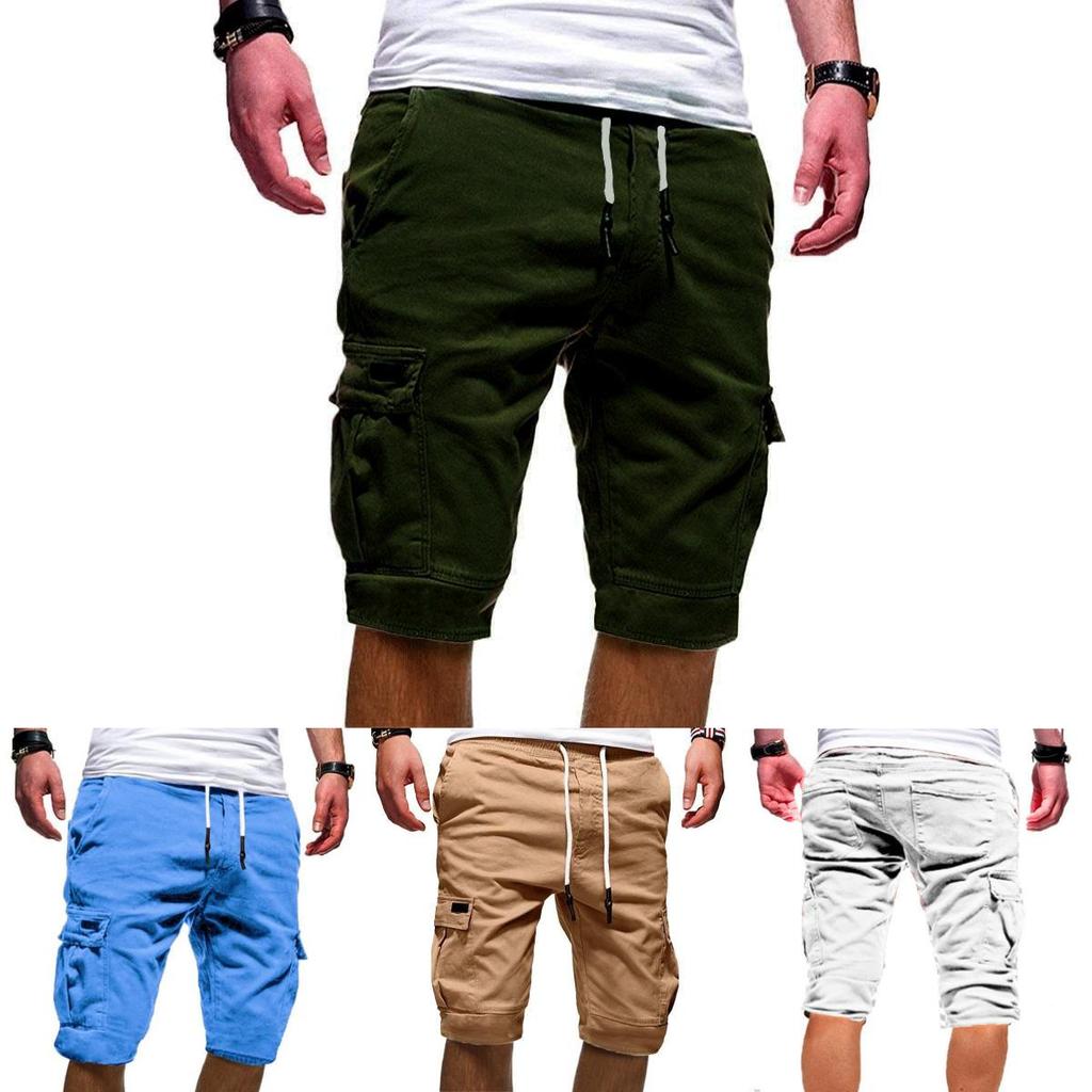 Comfortable Men's Cargo Shorts Summer Casual Jogger Sport Army Combat Trousers