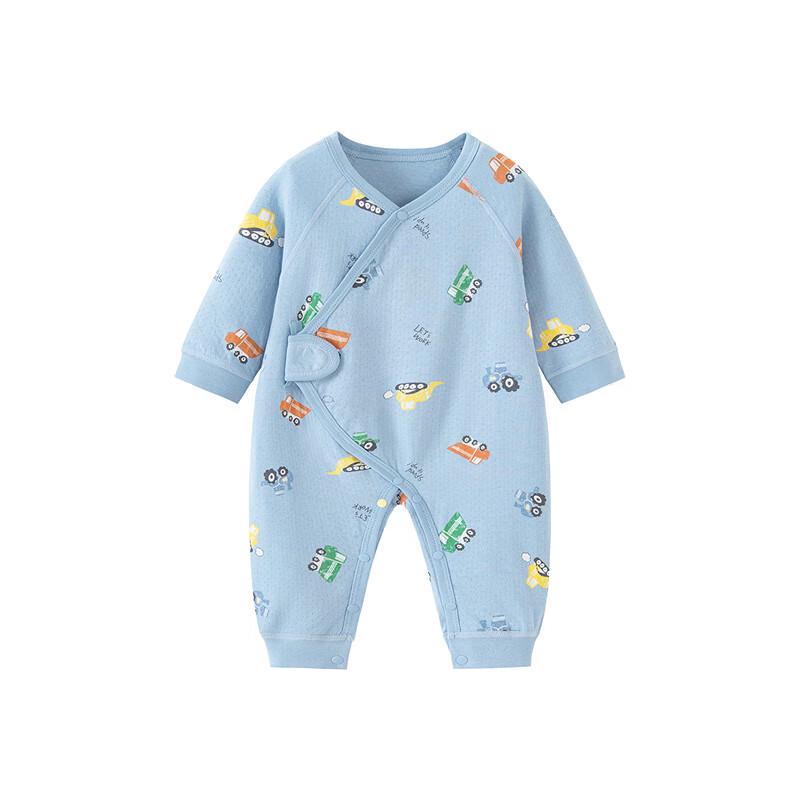 Mini Balabala Cotton Long-Sleeve Baby Romper
