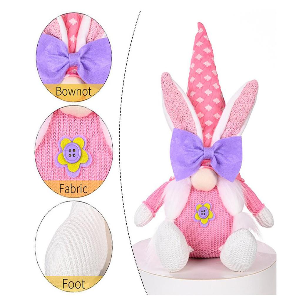 Kjøp Easter Decoration Wool Cute Bunny Faceless Doll Home Decoration ...