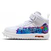 Nové Air Force 1 Mid Off White Graffiti Bílé DR0500-100