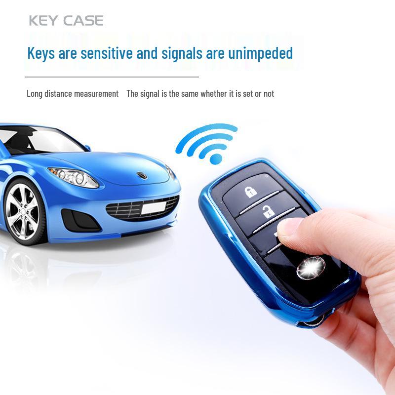 Toyota Key Cover for Camry, Avalon, RAV4, Venza, Highlander, Ling Shang - Half-Pack Shell