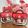 10pcs Cute Wedding Zipper Bag Plastic Candy Bag School Bags Shape Gift Bag  Holiday Party Decor
