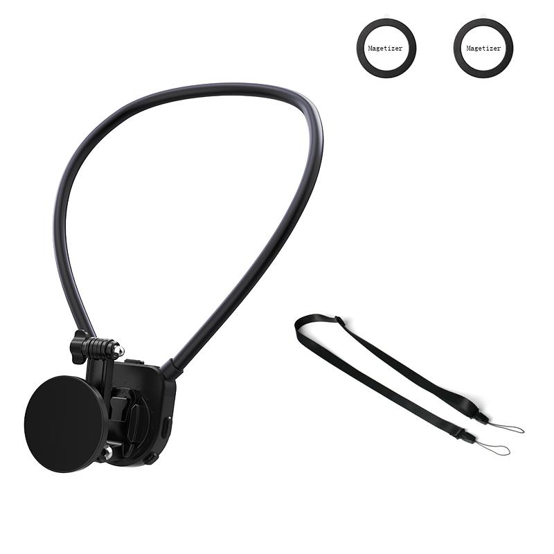 Magnetický držák na telefon na krk Držák na telefon na krk Záznamový náhrdelník Šňůrka Selfie stojan Pro iPhone 16 15 14 13 12 Pro Max Plus GoPro