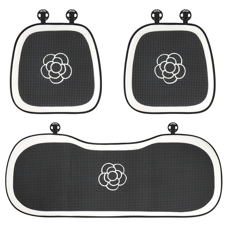 Classic Camellia Non-Slip Car Seat Cushion - Comfortable, Universal for All Seasons