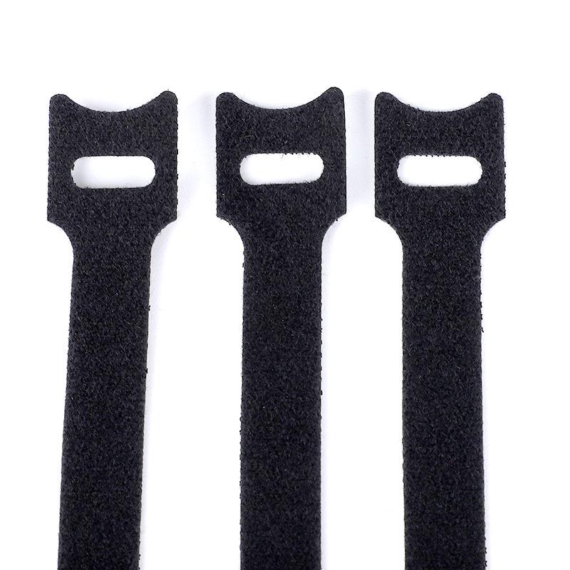 Cat and T-Shaped Velcro Cable Ties - Custom Logo Printing Available