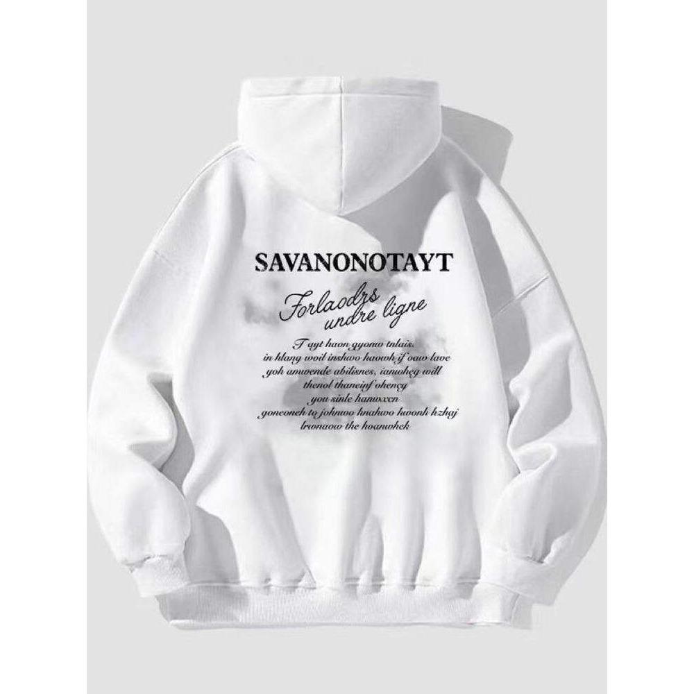 Retro American Hoodie Couple with Hooded Jacket Ladies Autumn and Winter New Casual and Comfortable Sweatshirt