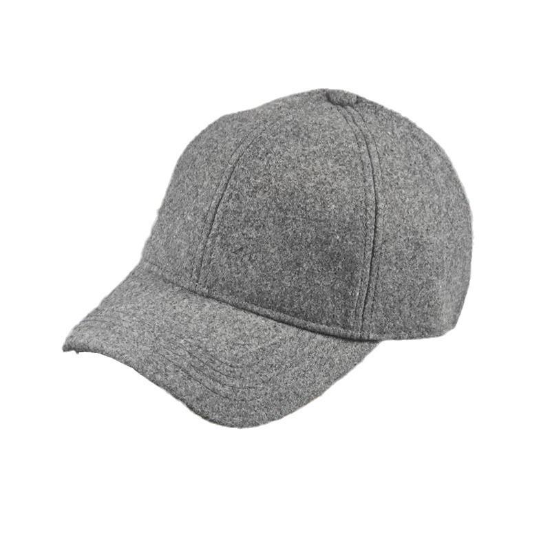 Solid Color Autumn and Winter Mud Baseball Cap Big Head Circumference Middle-aged and Elderly Peaked Cap Winter Thermal Hat Cold-proof Fashion Commute