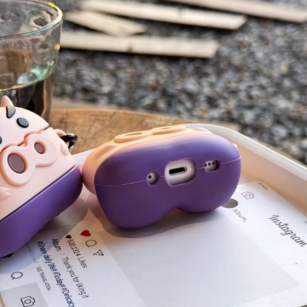 Cute Left Gate AirPods Pro1 Apple Bluetooth Headset Case 1/1 Generation Cartoon Silicone Protective Cover Applies