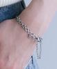 Pearly More Square Link Mix Bracelet_Pm25B002Wt