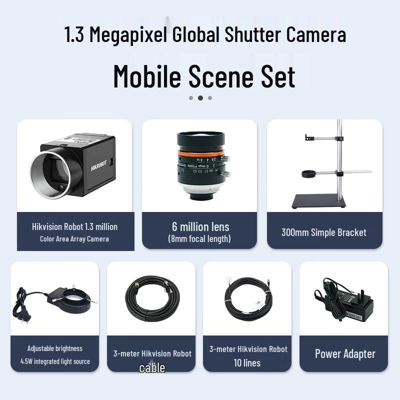 

Hikvision 1.3MP Industrial Camera Kit CN plug (adapter included)
