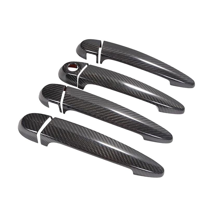 Car 8 ks Carbon Fiber Look Vnější kryty klik dveří pro BMW řady 1 E87 F20 F21 2007- X1 E84 2012-2015