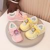Baskets en maille pour filles Chaussures de papa légères pour enfants Chaussures décontractées légères à semelle souple pour filles