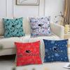 Classic Design E-Etro Pillow Case Short Plush Print Cushion Cover Square Throw Pillow Covers Sofa Home Decor