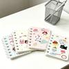 4Pcs Mini Spiral Notebooks Smooth Writing Pocket Size Memo Notepads 3.15x4 Inch Cute Animal Cartoon Cover Thickened Ink-Proof Paper Gifts for Students