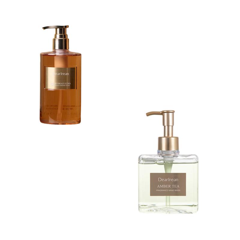 

Unique Eileen Heartbeat Echo Shower Gel & Tea Amber Hand Soap Set