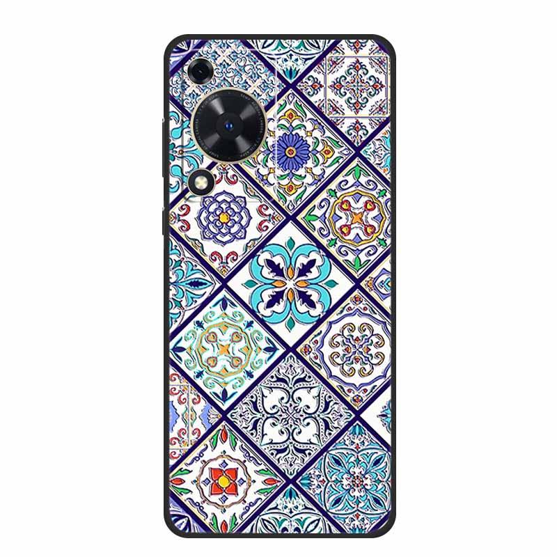 3D Emboss Case For Huawei Nova Y72s Y63 Y72 12s Pura 70 Pro Ultra P60 Pro Phone Case Y 72 S Y 63 Black Silicone Soft Back Cover