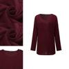 Camicetta da Donna Oversize in Cotone e Lino a Manica Lunga con Vestibilità Casual e Tasche Frontali